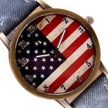 2019 American Flag pattern Watch Leather Band Analog Quartz Vogue Wrist Watches Wristwatch Relogio Feminino Drop Shipping Q
2019 American Flag pattern Watch Leather Band Analog Quartz Vogue Wrist Watches Wristwatch Relogio Feminino Drop Shipping Q