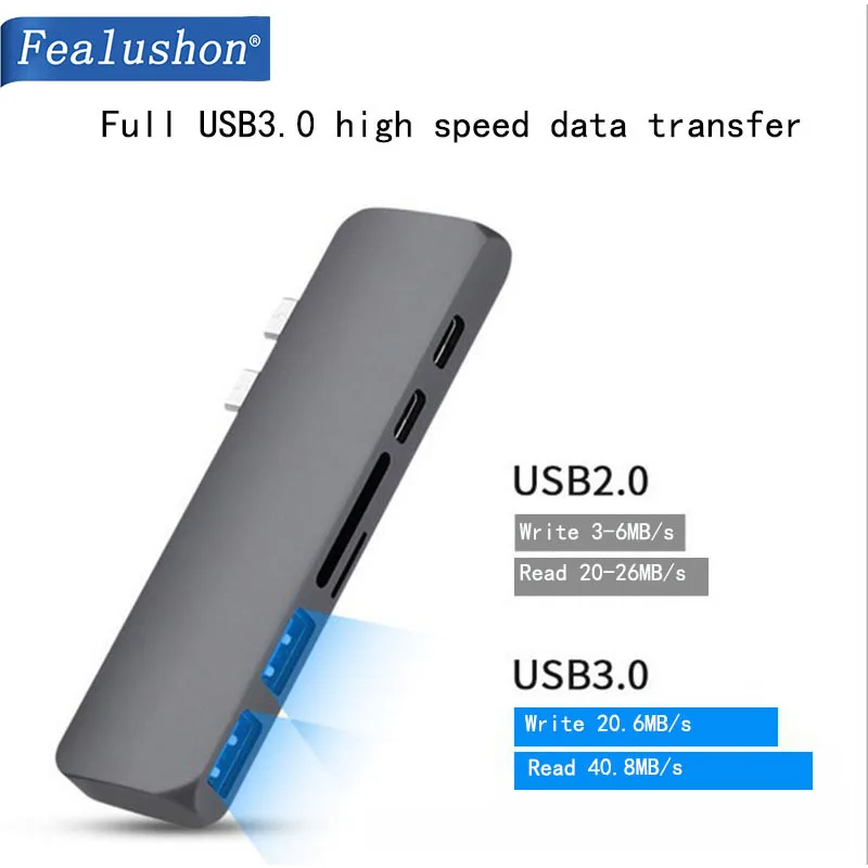 Fealushon Docking Station Type C Plug HDMI USB Power Delivery Hub for Laptop Macbook Pro HP DELL Surface Lenovo Samsung Dock
Fealushon Docking Station Type C Plug HDMI USB Power Delivery Hub for Laptop Macbook Pro HP DELL Surface Lenovo Samsung Dock