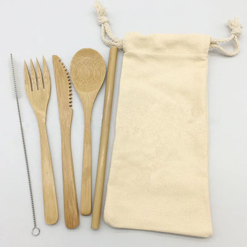 5Pcs/set Japanese Wooden Dinnerware Set Cutlery Set Bamboo Fork Knife With Cloth Bag Kitchen Tools picnic travel camping outdoor
5Pcs/set Japanese Wooden Dinnerware Set Cutlery Set Bamboo Fork Knife With Cloth Bag Kitchen Tools picnic travel camping outdoor