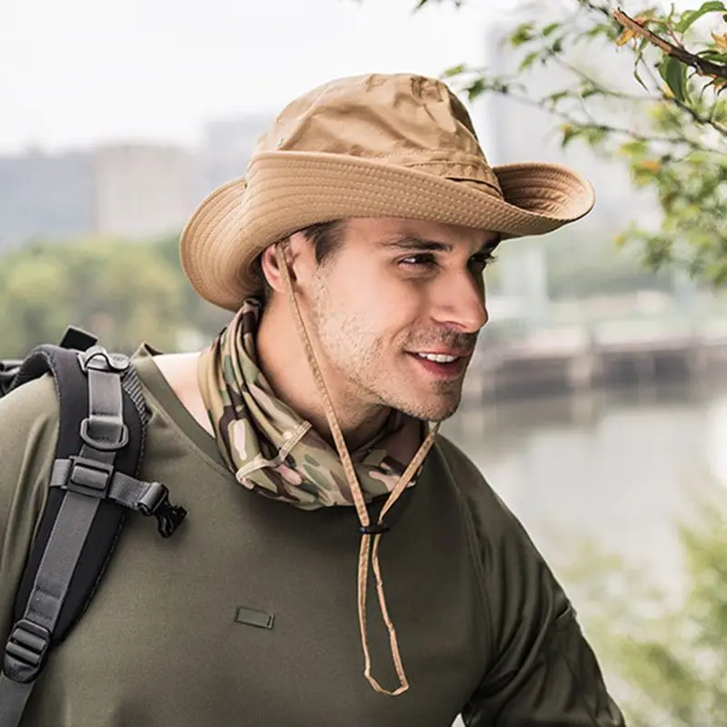 Men Women Summer Quick Dry Wide Brim Sun Protection Beach Hat Breathable Mesh Lined Foldable Outdoor Fishing Cap With Chin Strap
Men Women Summer Quick Dry Wide Brim Sun Protection Beach Hat Breathable Mesh Lined Foldable Outdoor Fishing Cap With Chin Strap