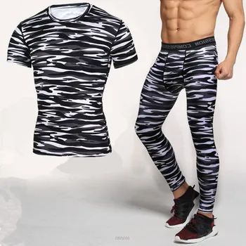 Men's Sports Running Set Compression Shirt + Pants Skin-Tight Short Sleeves Quick Dry Fitness Training Clothes Gym Yoga Suits
Men's Sports Running Set Compression Shirt + Pants Skin-Tight Short Sleeves Quick Dry Fitness Training Clothes Gym Yoga Suits