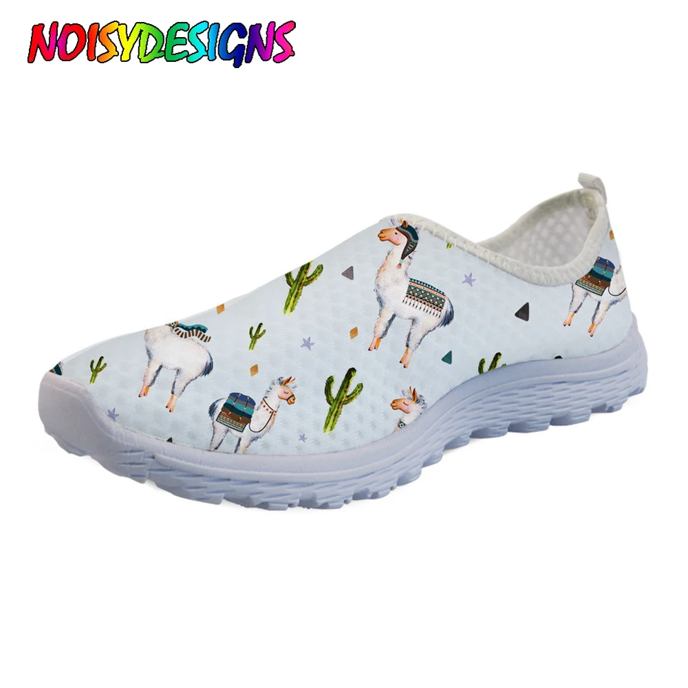 NOISYDESIGNS Llama 3D Cartoon Alpaca Printing Flats Shoes Women Female Light Weight Sneakers Mesh Summer Loafers Slip-on Shoes
NOISYDESIGNS Llama 3D Cartoon Alpaca Printing Flats Shoes Women Female Light Weight Sneakers Mesh Summer Loafers Slip-on Shoes
