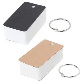 Simple DIY Index Cardboard Cover Blank Paper Card Memo Pad Bookmark Binder Rings
Simple DIY Index Cardboard Cover Blank Paper Card Memo Pad Bookmark Binder Rings