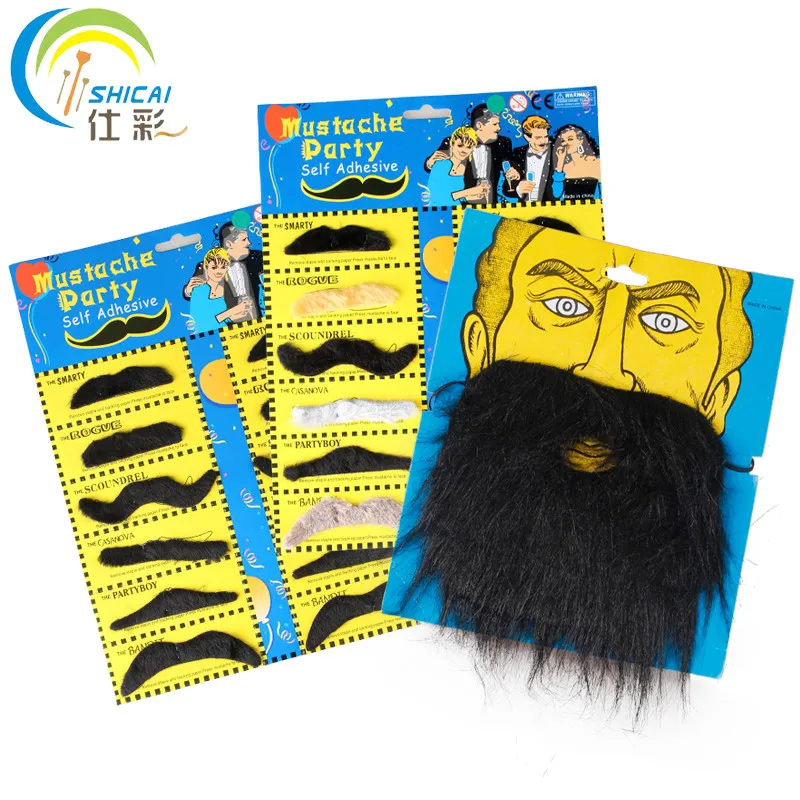Halloween Clown Masquerade Party Fake False Beard Decoration Mustache Handlebar Whisker Scoundrel Beard Big Thick Funny Eyebrow
Halloween Clown Masquerade Party Fake False Beard Decoration Mustache Handlebar Whisker Scoundrel Beard Big Thick Funny Eyebrow