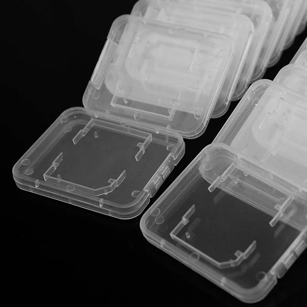 20 PCS Clear Transparent Standard SD SDHC Memory Card Case Holder Protector Plastic Box Hard Case Storage High Quality
20 PCS Clear Transparent Standard SD SDHC Memory Card Case Holder Protector Plastic Box Hard Case Storage High Quality
