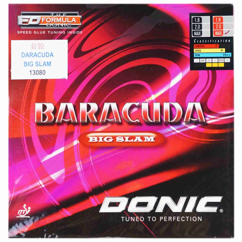 100% Original Donic Baracuda Big Slam Pips-in Table Tennis Racket Rubber Pingpong Rubber With Sponge Max
100% Original Donic Baracuda Big Slam Pips-in Table Tennis Racket Rubber Pingpong Rubber With Sponge Max