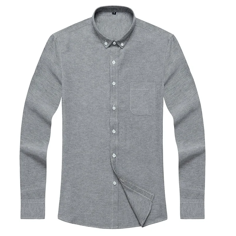 Aoliwen 2019Men's Oxford Sleeve Long Sleeve Shirt Comfortable Soft Fashionable Blue White Gray Black High quality oxford fabric
Aoliwen 2019Men's Oxford Sleeve Long Sleeve Shirt Comfortable Soft Fashionable Blue White Gray Black High quality oxford fabric