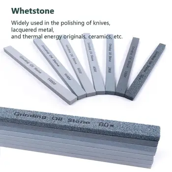 7Pcs Green Carbide Knife Sharpener Sharpening Stone Whetstone 80#-1000# Grit Fit Metal Ceramics Oilstone Grinding stone
7Pcs Green Carbide Knife Sharpener Sharpening Stone Whetstone 80#-1000# Grit Fit Metal Ceramics Oilstone Grinding stone