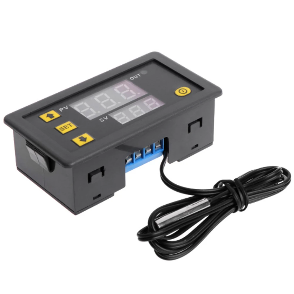 Temperature Controller AC 110V-220V DC 12V/24V Thermostat Regulator Heating Cooling Control Instruments Digital LED Thermometer
Temperature Controller AC 110V-220V DC 12V/24V Thermostat Regulator Heating Cooling Control Instruments Digital LED Thermometer