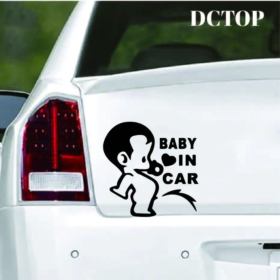 Baby In Car Funny Sticker Warning Safety Sign Vinyl Decal White Black Auto Stickers For Bumper Window Body Door Car Decorations
Baby In Car Funny Sticker Warning Safety Sign Vinyl Decal White Black Auto Stickers For Bumper Window Body Door Car Decorations