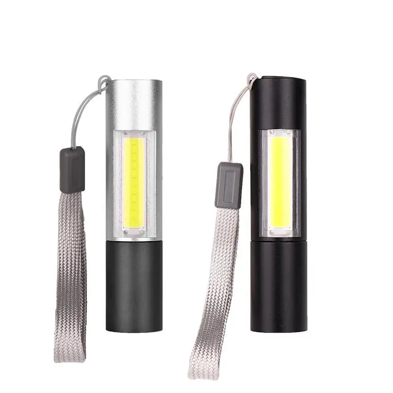 LED XPE+ COB Mini Portable USB Rechargeable Flashlight with Hanging Rope 3 Modes Zoomable Brightness Flash Light Torch Lantern
LED XPE+ COB Mini Portable USB Rechargeable Flashlight with Hanging Rope 3 Modes Zoomable Brightness Flash Light Torch Lantern