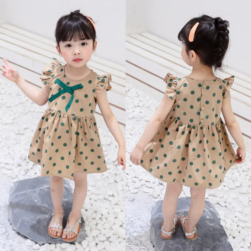 Summer Baby Girls Polka Dot Pattern Flare Sleeve Dress Kids Toddler Pageant Sundress
Summer Baby Girls Polka Dot Pattern Flare Sleeve Dress Kids Toddler Pageant Sundress
