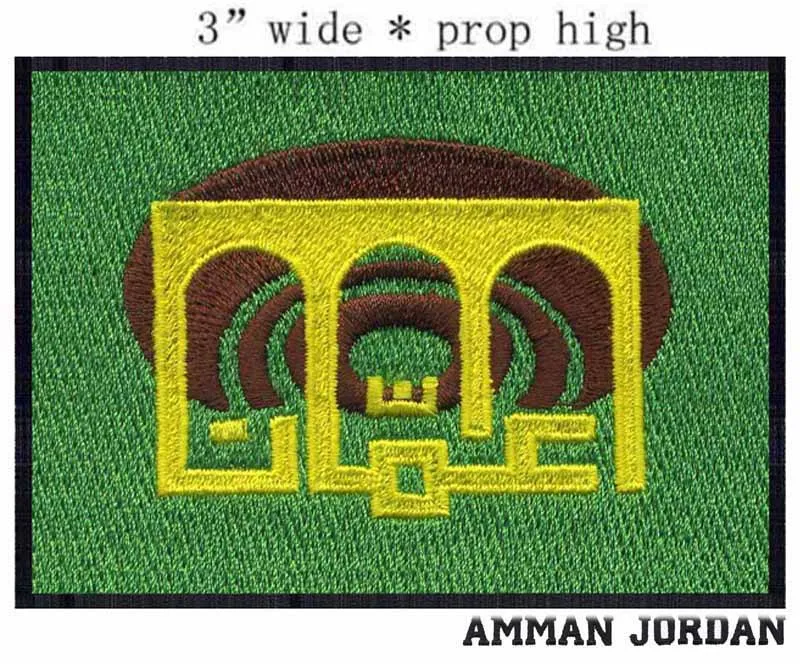 Amman,Jordan Flag embroidery patch 3" wide shipping/applique patch/iron fist/cloth patch
Amman,Jordan Flag embroidery patch 3" wide shipping/applique patch/iron fist/cloth patch