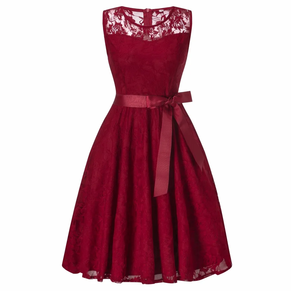 New 2018 women dress Vintage Sleeveless O neck Lace Dress sashes Wedding Party Dresses Vestidos female clue work dress hit color
New 2018 women dress Vintage Sleeveless O neck Lace Dress sashes Wedding Party Dresses Vestidos female clue work dress hit color