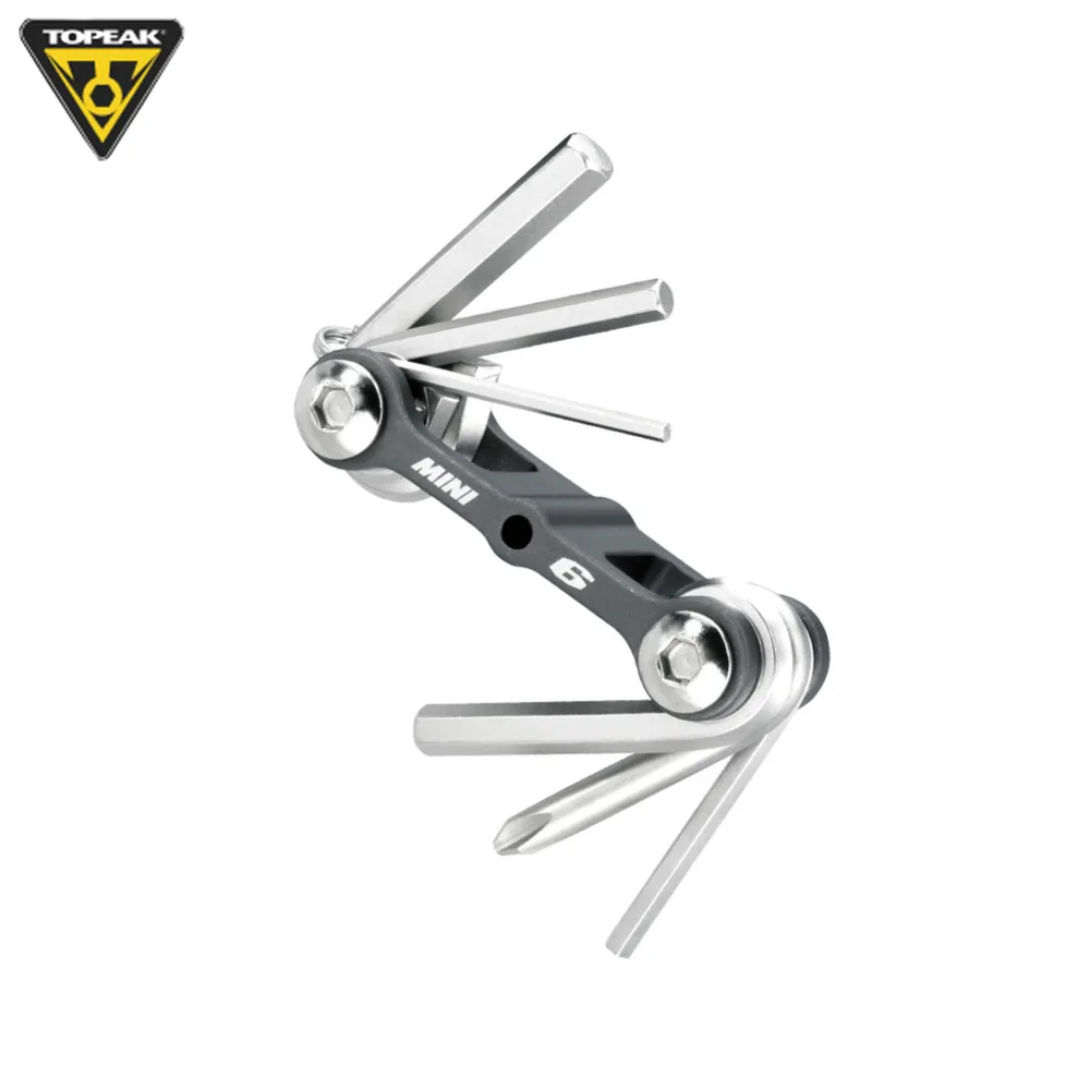 TOPEAK MINI 6 Tool 6 Function Ultra Lightweight Performer Tool Chrome Vanadium Steel Bike Multifunction Tools Kit TT2506
TOPEAK MINI 6 Tool 6 Function Ultra Lightweight Performer Tool Chrome Vanadium Steel Bike Multifunction Tools Kit TT2506