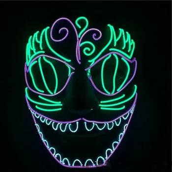 New Night Party Cosplay Lighting Grimace Mask LED Light Flashing Skull Mask Skeleton Halloween Rave Party Favor Cosplay Supplies
New Night Party Cosplay Lighting Grimace Mask LED Light Flashing Skull Mask Skeleton Halloween Rave Party Favor Cosplay Supplies