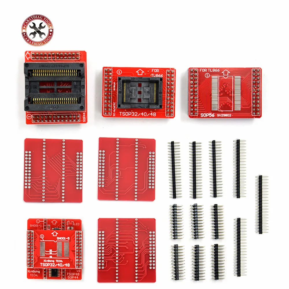2018 NEW original Adapters MiniPro TL866 Programmer TSOP32 TSOP40 TSOP48 SOP44 SOP56 Sockets TL866A TL866CS TL866II PLUS
2018 NEW original Adapters MiniPro TL866 Programmer TSOP32 TSOP40 TSOP48 SOP44 SOP56 Sockets TL866A TL866CS TL866II PLUS