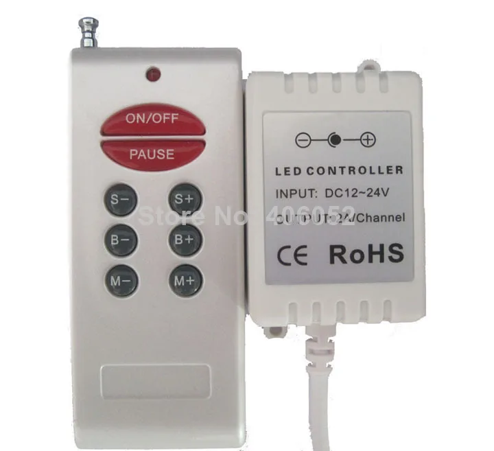 100set/lot wholesale RF 8-key LED RGB controller wireless 8key controller for LED DC12V 24V 6A
100set/lot wholesale RF 8-key LED RGB controller wireless 8key controller for LED DC12V 24V 6A