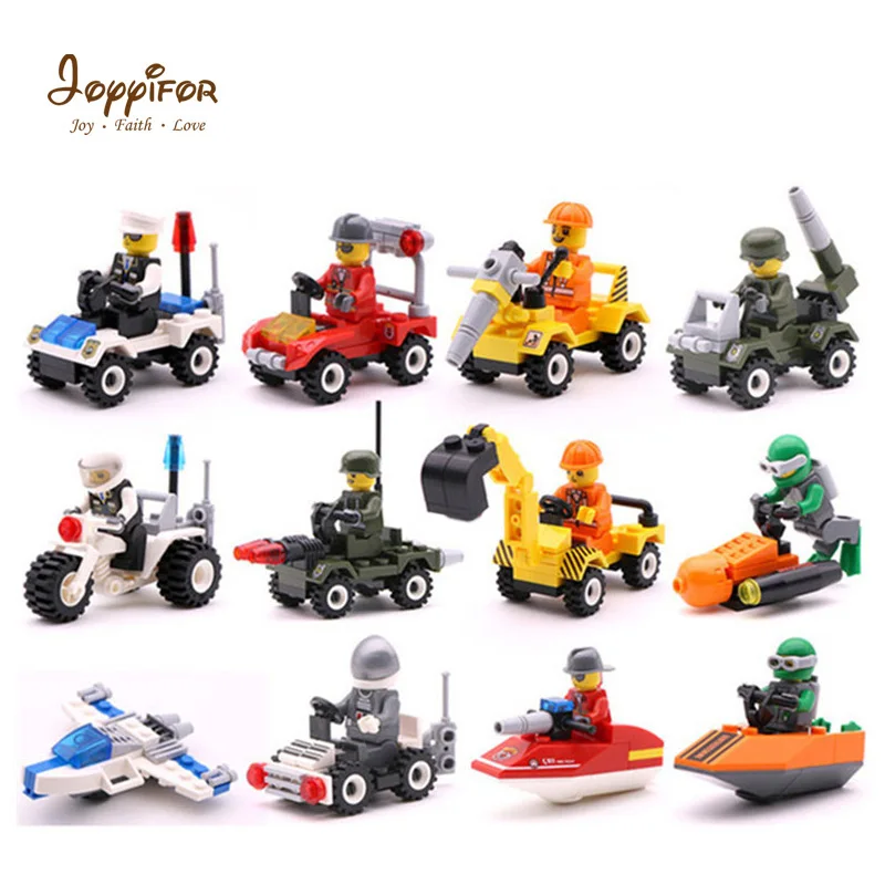 21 Kinds Original Mini Transportation Block Car Building Compatible Soliders Police Bricks airspace fly
21 Kinds Original Mini Transportation Block Car Building Compatible Soliders Police Bricks airspace fly