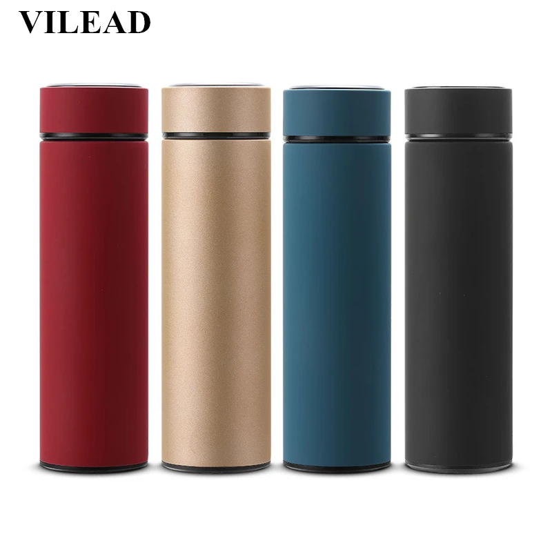 VILEAD Simply Business Thermal Water Bottle Solid Straight Insulated Water Mug Stainless Steel Thermos Tea Infuser Vacuum Flask
VILEAD Simply Business Thermal Water Bottle Solid Straight Insulated Water Mug Stainless Steel Thermos Tea Infuser Vacuum Flask