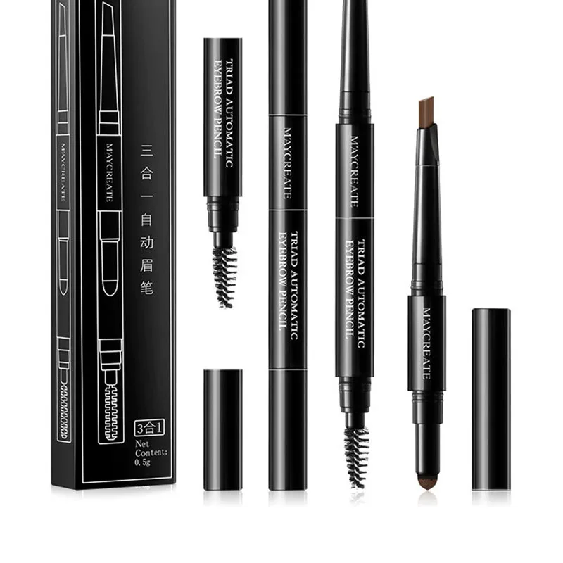 3 in 1 Double Head Automatic Eyebrow Pencil Long-lasting Natural Eye Brow Pen Eyebrow Power with Brush Eyes Cosmetic Makeup Tool
3 in 1 Double Head Automatic Eyebrow Pencil Long-lasting Natural Eye Brow Pen Eyebrow Power with Brush Eyes Cosmetic Makeup Tool