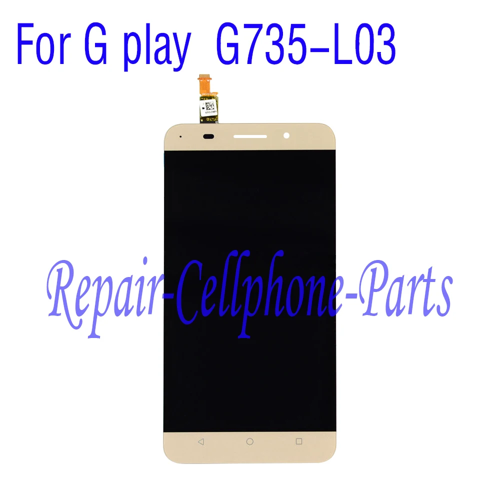 Gold Full LCD Display + Touch Screen Digitizer Glass Assembly For Huawei G Play / G735-L03 Free Shipping
Gold Full LCD Display + Touch Screen Digitizer Glass Assembly For Huawei G Play / G735-L03 Free Shipping