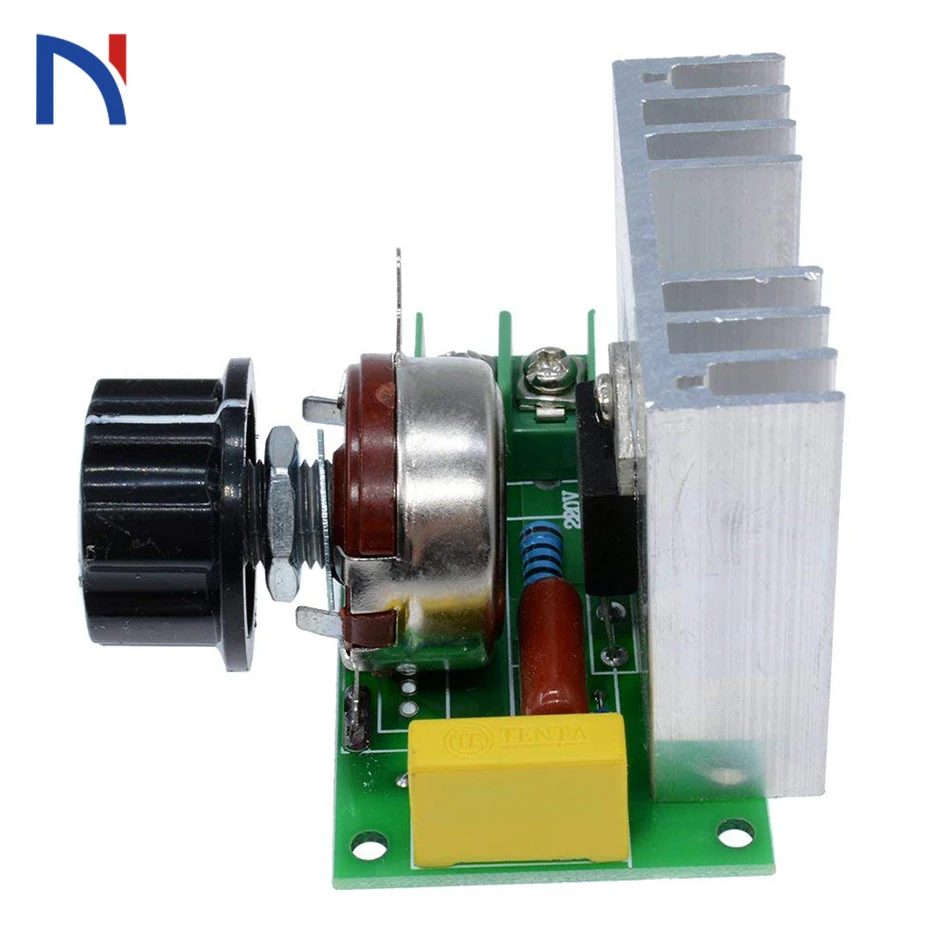 Aokin AC 220V 4000W SCR Voltage Regulator Dimmer Electric Motor Speed Controller Thermostat Module
Aokin AC 220V 4000W SCR Voltage Regulator Dimmer Electric Motor Speed Controller Thermostat Module