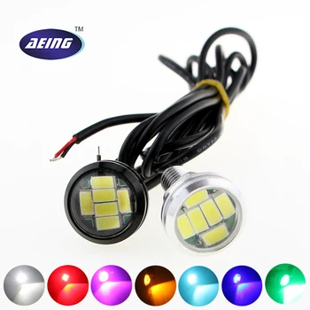 Car LED Lights 12V 23MM 6SMD LED Multicolor Eagle eyes Lights Aluminum Reverse Parking Fog Lamp Light Daytime Running Lights DRL
Car LED Lights 12V 23MM 6SMD LED Multicolor Eagle eyes Lights Aluminum Reverse Parking Fog Lamp Light Daytime Running Lights DRL