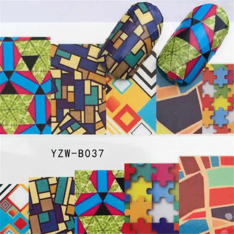 1pcs Puzzle Nail Sticker Water Slider Decal Colorful Temporary Tattoos Designs Manicure Stickers For Nails With Inscriptions
1pcs Puzzle Nail Sticker Water Slider Decal Colorful Temporary Tattoos Designs Manicure Stickers For Nails With Inscriptions