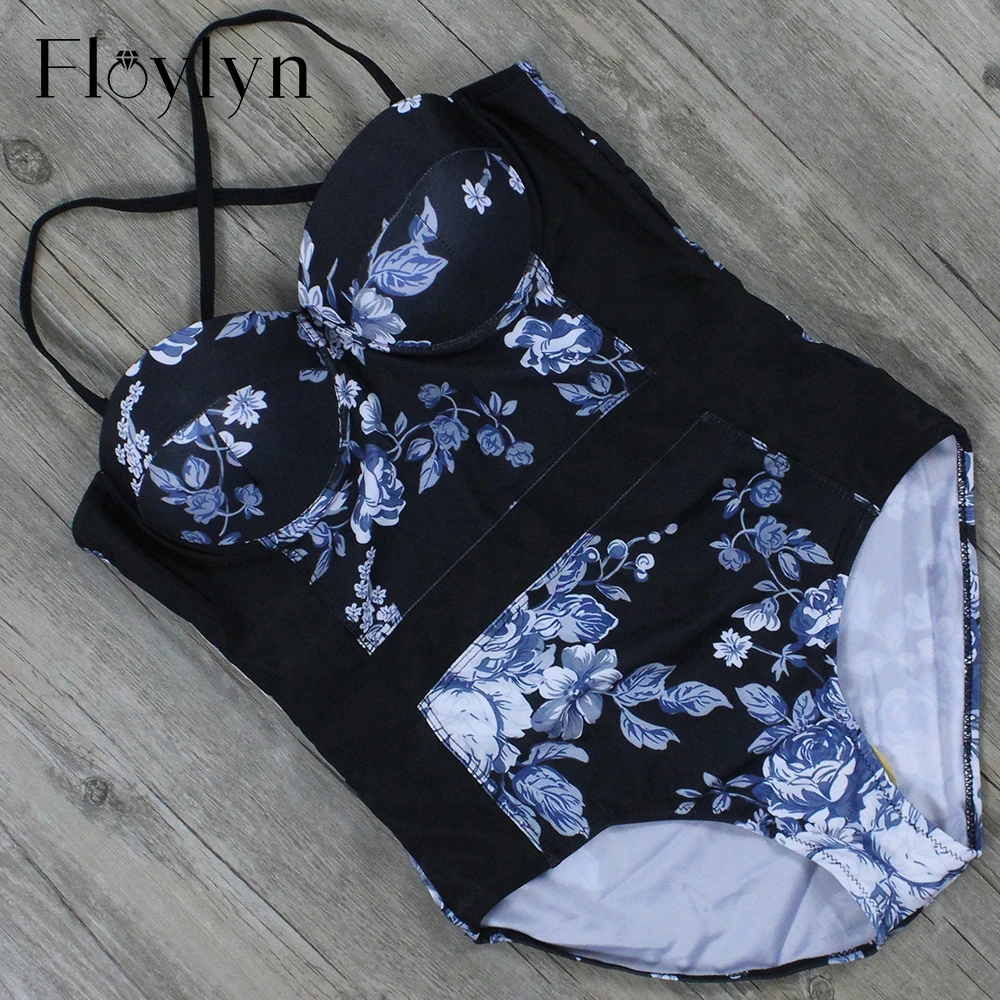 Floylyn Black Floral Printing Bathing Suit Push Up Underwire One Piece Swimwear Swimsuit
Floylyn Black Floral Printing Bathing Suit Push Up Underwire One Piece Swimwear Swimsuit