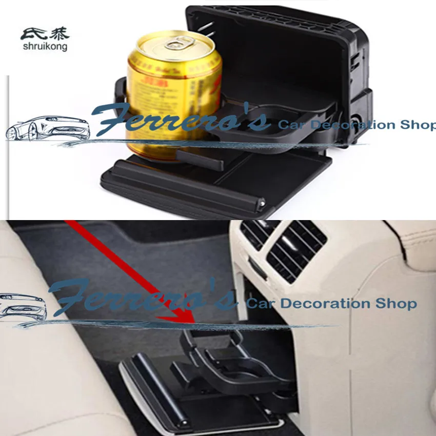 High Quality Car Accessories Rear Outlet Cup Beverage Drink Holder For Volkswagen VW GOLF6 GOLF 6 MK6 JETTA MK5 | Автомобили и