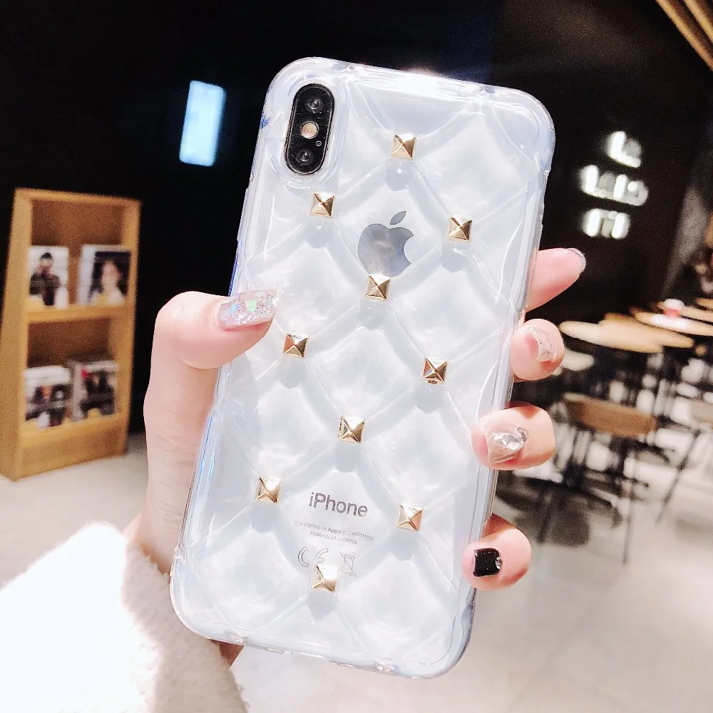 Lozenge Glossy brillante phone case for Iphone 6 6S 7 8 Plus X XR XS MAX Protective phone back cover TPU fundas coque capa
Lozenge Glossy brillante phone case for Iphone 6 6S 7 8 Plus X XR XS MAX Protective phone back cover TPU fundas coque capa