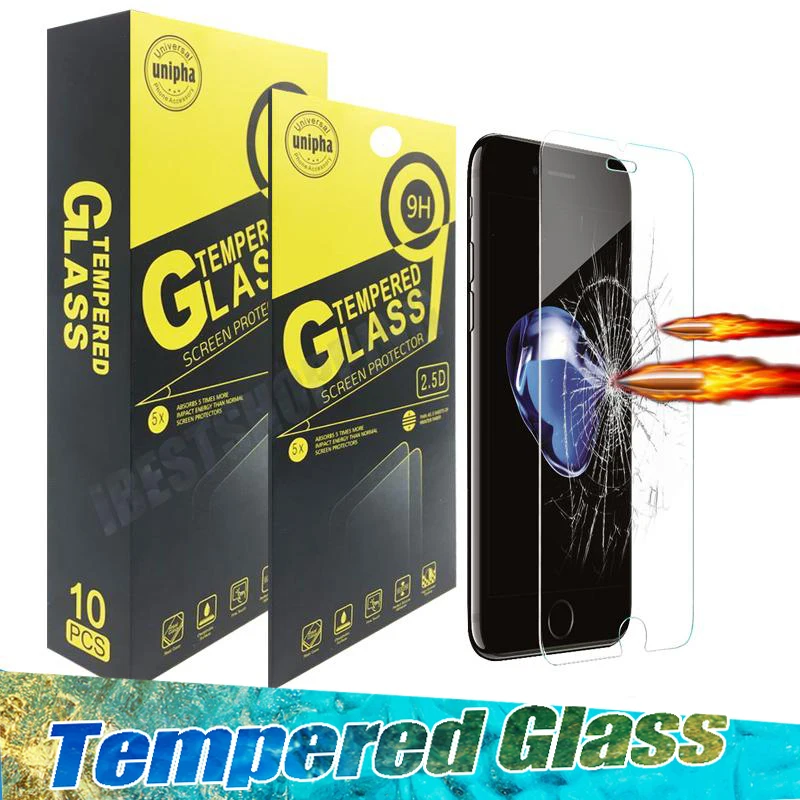 100PCS For iPhone X XR Xs Max Tempered Glass Screen Protector 9H 2.5D Anti-shatter Film For iphone 7 8 6S Plus 5 with retail box
100PCS For iPhone X XR Xs Max Tempered Glass Screen Protector 9H 2.5D Anti-shatter Film For iphone 7 8 6S Plus 5 with retail box