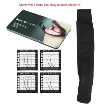 Magnetic Eyelash Pad Magnetic Headband Headscarf Scarf Eyelashes Stand Pad Pallet for Eyelash Extension with 4 Lash Pad Holder
Magnetic Eyelash Pad Magnetic Headband Headscarf Scarf Eyelashes Stand Pad Pallet for Eyelash Extension with 4 Lash Pad Holder