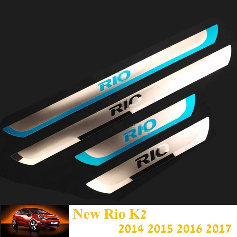 Door Sill Cover Trim for Kia Rio 2010-2019 Stainless Steel Door Sill Scuff Plates for New New Rio3 Rio4 2018
Door Sill Cover Trim for Kia Rio 2010-2019 Stainless Steel Door Sill Scuff Plates for New New Rio3 Rio4 2018
