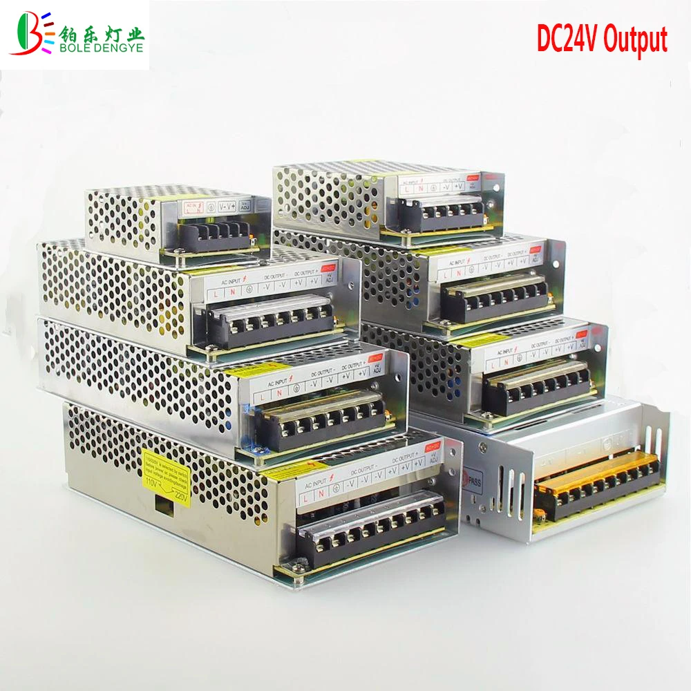 DC 24V Power Supply Lighting Transformer AC110-240V 1A 2A 3A 5A 10A 16.4A 21A LED Strip Power Convert Driver Switch Adapter
DC 24V Power Supply Lighting Transformer AC110-240V 1A 2A 3A 5A 10A 16.4A 21A LED Strip Power Convert Driver Switch Adapter