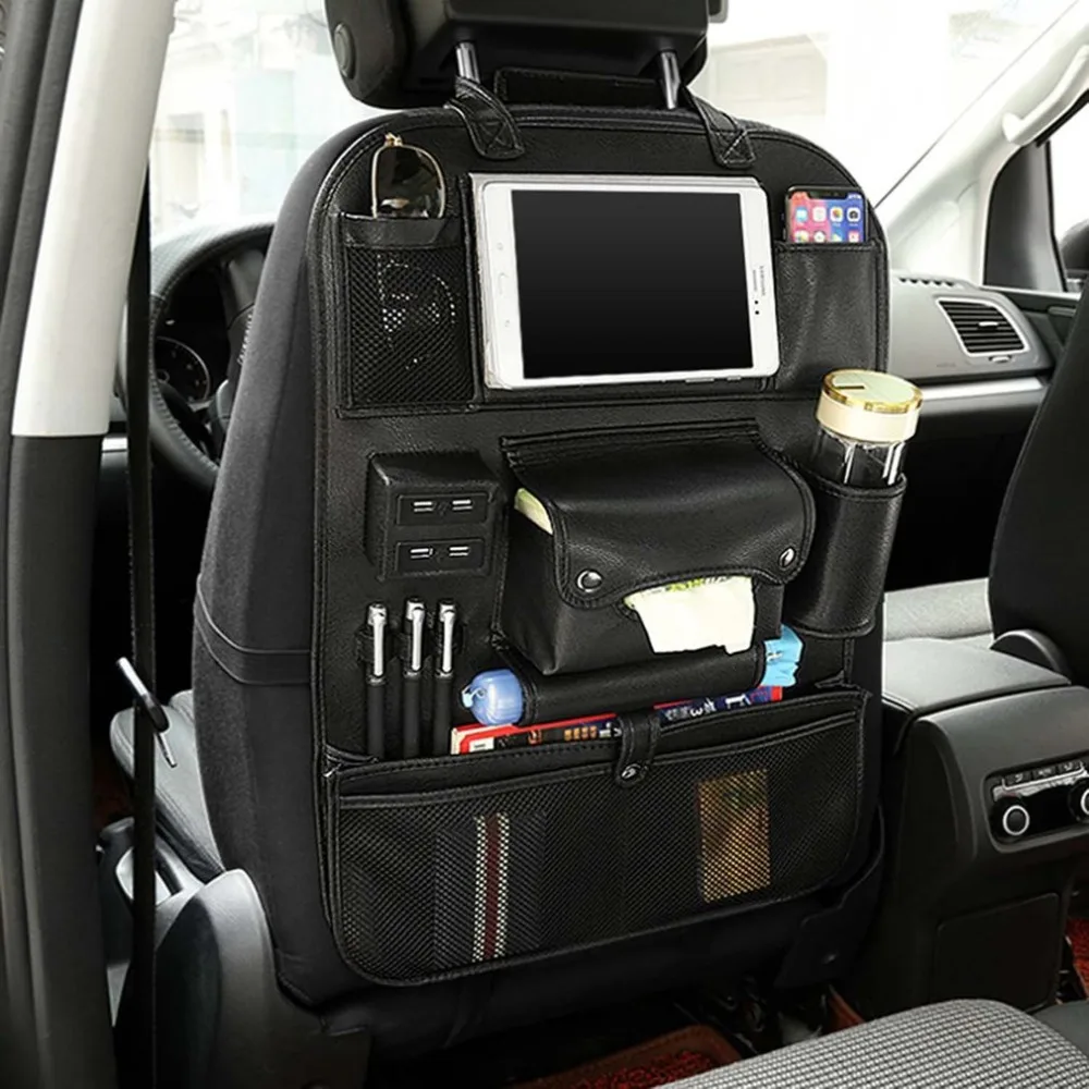 PG-09 4 USB Car Seat Back Storage Bag Multifunction PU Leather Car Seat Back Bag USB Charger Phone Storage Organizer
PG-09 4 USB Car Seat Back Storage Bag Multifunction PU Leather Car Seat Back Bag USB Charger Phone Storage Organizer