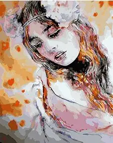 MaHuaf-X1260 Watercolor Girl painting by Numbers on canvas Hand-painted canvas oil paintings for Children Room home Decor
MaHuaf-X1260 Watercolor Girl painting by Numbers on canvas Hand-painted canvas oil paintings for Children Room home Decor