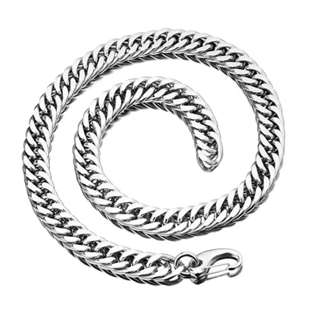 14/16/18mm Men's Cool Stainless Steel Xxxtentacion Tail Hip Hop Rapper Necklace Or Bracelet Double Cuban Cuban Chain Choker New
14/16/18mm Men's Cool Stainless Steel Xxxtentacion Tail Hip Hop Rapper Necklace Or Bracelet Double Cuban Cuban Chain Choker New