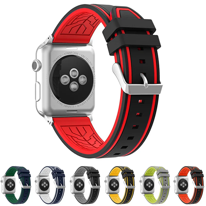 neway Rubber Strap Watchband For Apple Watch Iwatch band 38mm 42mm 40mm 44mm series 1 2 3 4 Silicone Sport Wristband belt
neway Rubber Strap Watchband For Apple Watch Iwatch band 38mm 42mm 40mm 44mm series 1 2 3 4 Silicone Sport Wristband belt