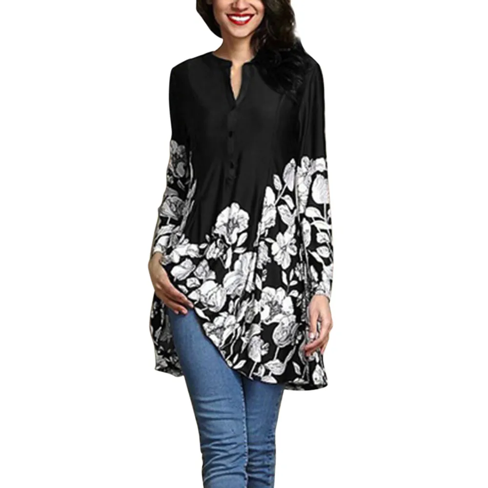 Plus Size 5XL Tops For Womens Tops and Blouses 2018 Vintage Floral Print Long Sleeve Shirts Tunic Ladies Top Womens Clothing
Plus Size 5XL Tops For Womens Tops and Blouses 2018 Vintage Floral Print Long Sleeve Shirts Tunic Ladies Top Womens Clothing