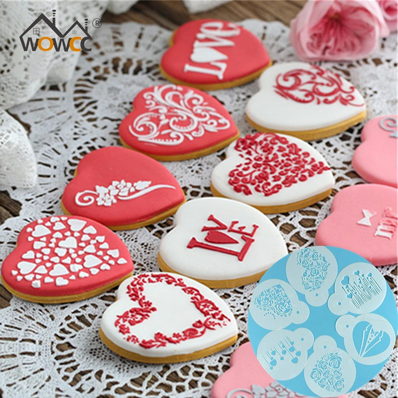 DIY Rose Cookie Stencil Cookie Stamp Cake Tool Coffee Foam Spray Template Stencils Decorating Coffee Printing Mold Barista Tools
DIY Rose Cookie Stencil Cookie Stamp Cake Tool Coffee Foam Spray Template Stencils Decorating Coffee Printing Mold Barista Tools