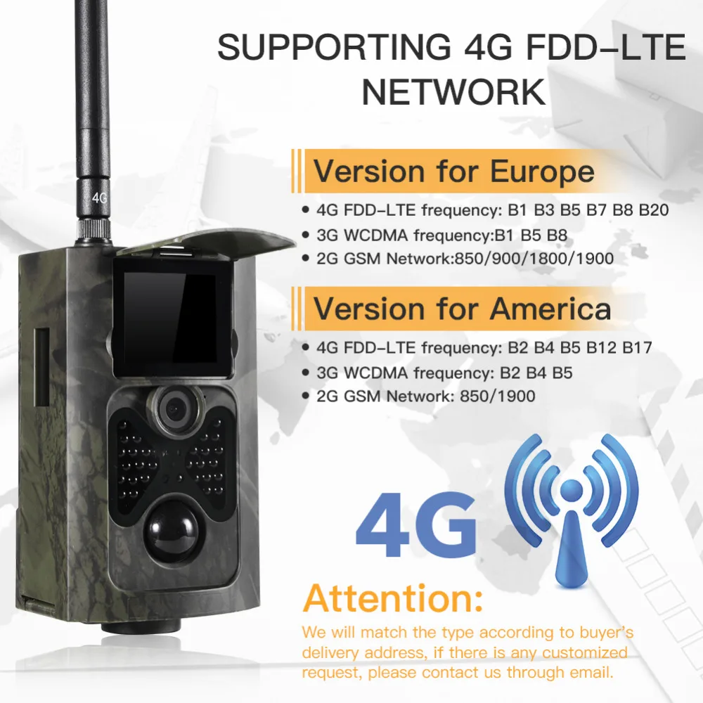SUNTEKCAM HC-550LTE 4G Trail Camera Hunting 16MP Photo Video Tracking Game Cameras Email MMS SMS IR Camera Trap Night Vision
SUNTEKCAM HC-550LTE 4G Trail Camera Hunting 16MP Photo Video Tracking Game Cameras Email MMS SMS IR Camera Trap Night Vision