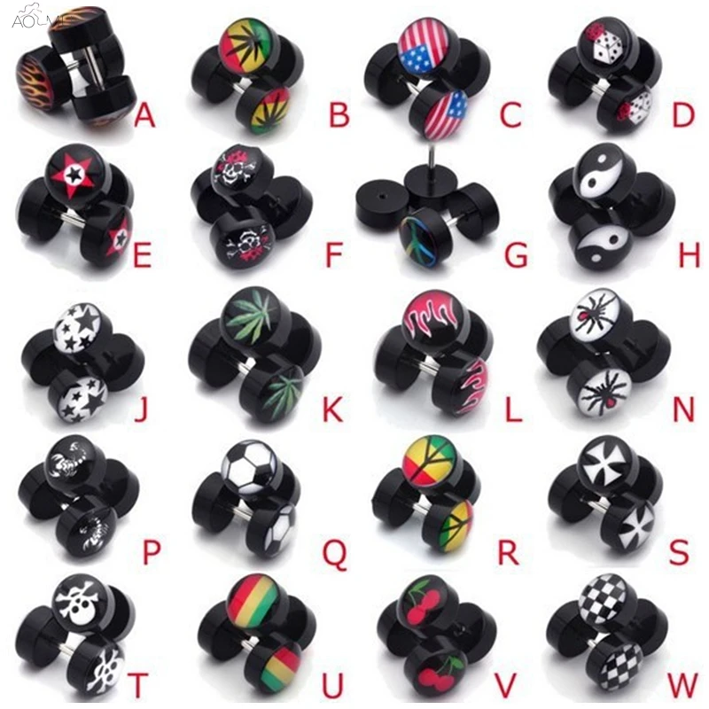 2 Pcs 18G Illusion Ear Fake Cheater Stretcher Rivet Taper Skull Maple Pattern Plug Tunnel Gauges 8mm Earrings
2 Pcs 18G Illusion Ear Fake Cheater Stretcher Rivet Taper Skull Maple Pattern Plug Tunnel Gauges 8mm Earrings