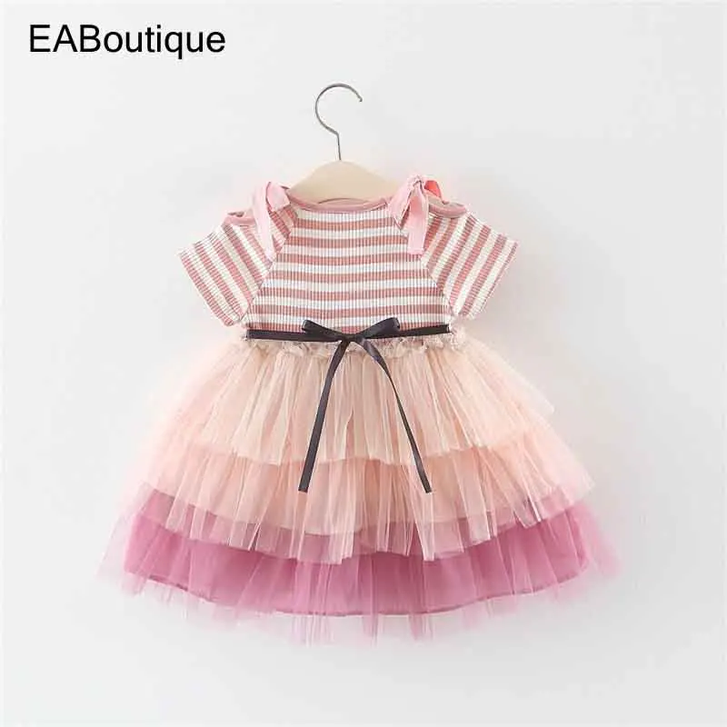 EABoutique cute mesh Cotton kids dresses for girlsstriped cupcake dress O-neck Princess dress for 1-5 year Q0420
EABoutique cute mesh Cotton kids dresses for girlsstriped cupcake dress O-neck Princess dress for 1-5 year Q0420