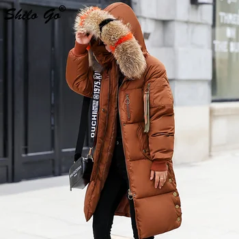 SHILO GO Letter Embroidery Fur collar Hooded long coat women parkas Winter coat tassel zipper warm Bakery coat thicken outwear
SHILO GO Letter Embroidery Fur collar Hooded long coat women parkas Winter coat tassel zipper warm Bakery coat thicken outwear