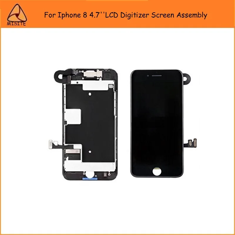 2 шт./лот i8 8G ЖК-дисплей в сборе для Iphone 8 ЖК-дигитайзер + фронтальная камера Flex