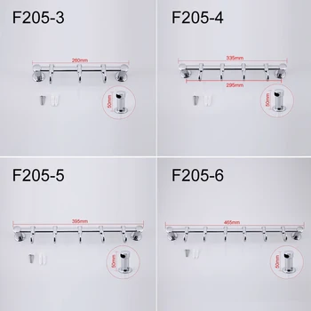 Frap Zinc Alloy Chrome-plated Clothes Hook Flexible Slide Bathroom Towel Hanger 4 Choices F205-3/4/5/6
Frap Zinc Alloy Chrome-plated Clothes Hook Flexible Slide Bathroom Towel Hanger 4 Choices F205-3/4/5/6