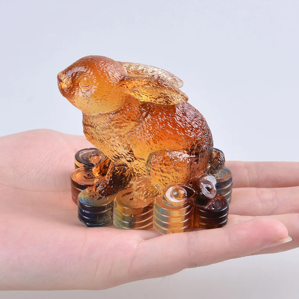 Liuli 12 Chinese Animal Zodiac Signs Rabbit Figurine Paperweight Beautiful Collectibles gifts
Liuli 12 Chinese Animal Zodiac Signs Rabbit Figurine Paperweight Beautiful Collectibles gifts