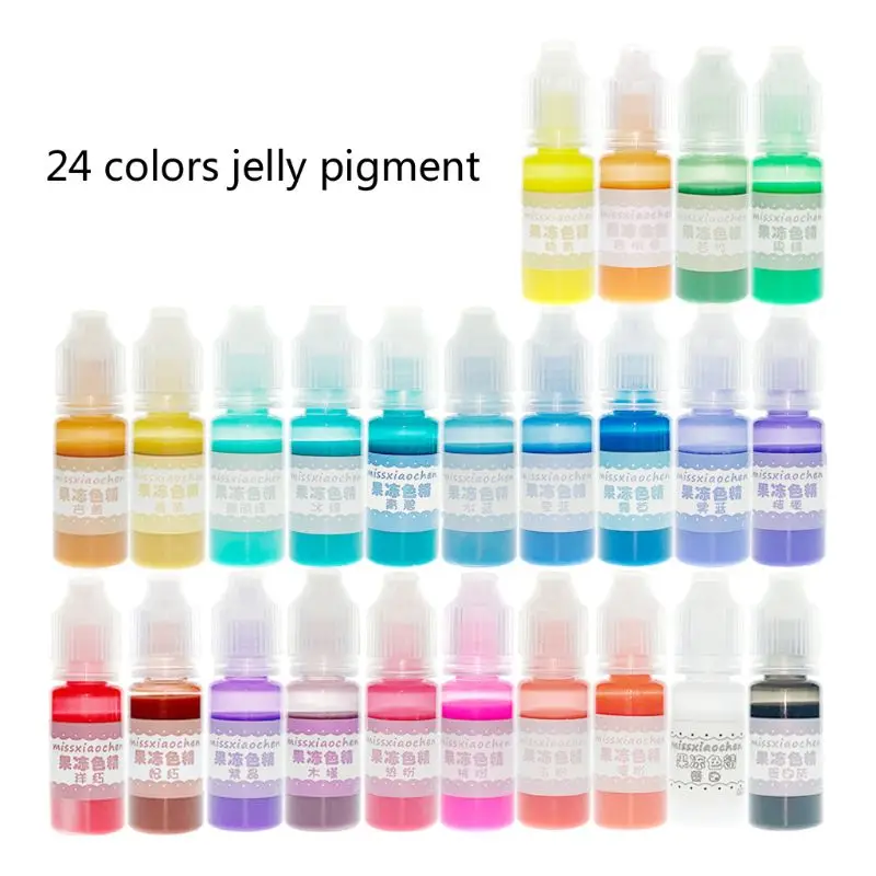 JAVRICK 24 Translucent Jelly Colors Epoxy Resin Liquid Pigment Dye Resin Jewelry Making DIY Crafts
JAVRICK 24 Translucent Jelly Colors Epoxy Resin Liquid Pigment Dye Resin Jewelry Making DIY Crafts
